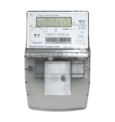 Medidor bidireccional bifásico Microstar D2000