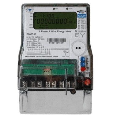 Medidor trifásico 480V 100-160A P2000D Microstar EMSA